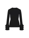 Valentino Viscose-blend Sweater In Black