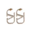 Valentino Gold Earrings In Metallic