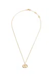Valentino Ovalette Necklace In Gold