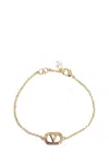 Valentino Garavani Men Ovalette Bracelet In Gold