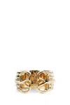 Valentino Vlogo Signature Metal Ring In Gold