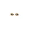 Valentino Ovalette Crystal-embellished Earrings In Grey