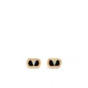 Valentino Ovalette Earrings In Gold