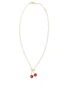 Valentino Pearls And Heart Necklace Jewelry White In Gold