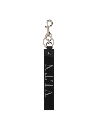 Valentino Garavani Key Ring In Black