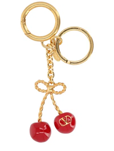Valentino Garavani Keychain "cherryfic" In Multi