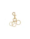 Valentino Gold-tone Finish Key Holder In Gold