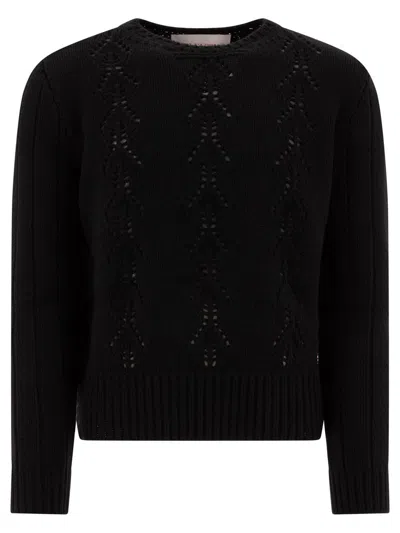Valentino Garavani Knitwear In Black