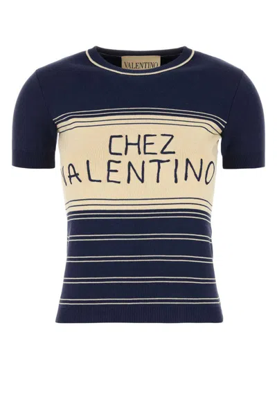 Valentino Garavani Knitwear In Blue