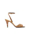 Valentino 85mm Snakeskin Sandals