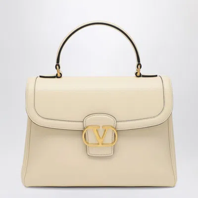 VALENTINO GARAVANI VALENTINO GARAVANI LARGE 9TO5 SHOULDER BAG IN BUTTER COLOR