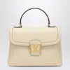 Valentino Large 9to5 Shoulder Bag In Butter Color In White