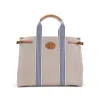 Valentino Antibes Striped Top Handles Handbag