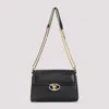 Valentino Garavani Large Shoulder Bag Chain 2 Nappa Deluxe Gold Logo In Black