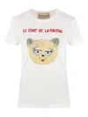 Valentino Silk T-shirt With Short Sleeves And Graphic Print In White