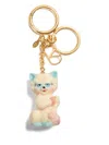 Valentino Garavani Le Chat De La Maison Keyring In Brown