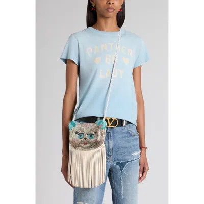 Valentino Garavani Le Chat De La Maison Shoulder Bag In Multi