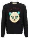 Valentino Garavani Sweater With Le Chat De La Maison Patch In Black
