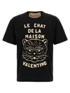 Valentino Garavani T-shirt With Le Chat De La Maison Print