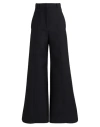Valentino Garavani Le Noir Woman Pants Black Size 6 Virgin Wool, Silk