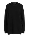 VALENTINO VALENTINO GARAVANI LE NOIR WOMAN SWEATER BLACK SIZE M VIRGIN WOOL, WOOL, POLYAMIDE