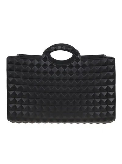 Valentino Garavani Le Troisieme Shopping Bag In Black