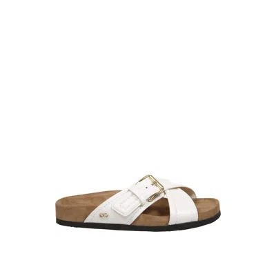 VALENTINO GARAVANI GARAVANI LEATHER FLAT SANDALS