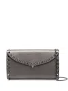 Valentino Garavani Leather Rockstud Mini Bag With Strap