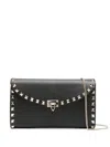 Valentino Garavani Women Leather Rockstud Mini Bag With Strap