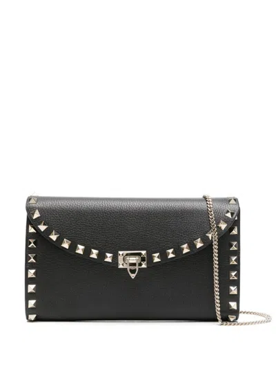 VALENTINO GARAVANI VALENTINO GARAVANI LEATHER ROCKSTUD MINI BAG WITH STRAP