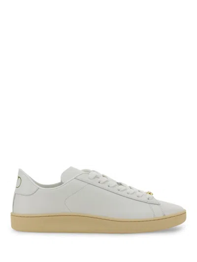 Valentino Garavani Leather Sneaker In White
