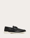 Valentino Garavani Vlogo Signature Slip-on Shoes With Rockstud Details In Black