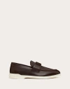 Valentino Almond Toe Slip On With Studded Heel In Fondant