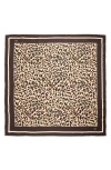Valentino Garavani Leopard Print Silk Square Scarf