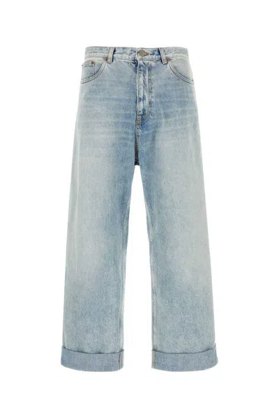 Valentino Garavani Light Blue Cotton Jeans