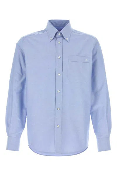 Valentino Garavani Light Blue Cotton Shirt
