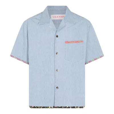 Valentino Garavani Light Blue Cotton Shirt