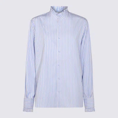 VALENTINO VALENTINO GARAVANI LIGHT BLUE COTTON SHIRT