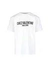 Valentino Cotton Crew Neck T-shirt With Graphic Print In White