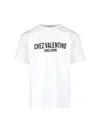 Valentino Cotton Crew Neck T-shirt With Graphic Print In White