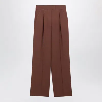 Valentino Garavani Light Brown Wool Trousers