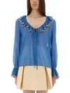 Valentino Garavani Light Georgette Shirt With Plusdepois Print