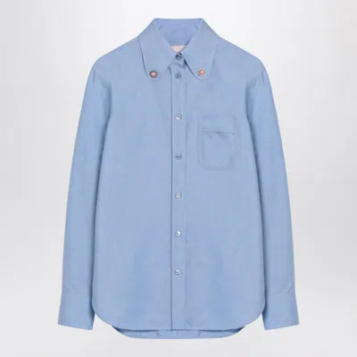 Valentino Garavani Light Shirt With Jewelled Buttons