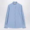 Valentino Garavani Light Striped Shirt In In Blue
