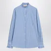 Valentino Garavani Light Striped Shirt In In Blue
