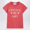 Valentino Panther Lady Graphic Print Crew Neck T-shirt