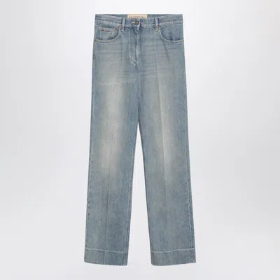 VALENTINO VALENTINO GARAVANI LIGHT WASHED-EFFECT JEANS
