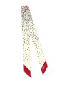 Valentino Off-white Little Star Starry Polka Dot Scarves In Neutral