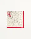 Valentino Scarf Bandeau Little Stars Starry In Silk In White
