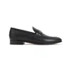 Valentino Garavani Men Vlogo Signautre Leather Loafers In Black